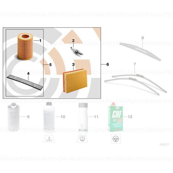 88002157538 - Kit de revizie II Value-Line - BMW Seria 3 E46 - 316i, 318i | BavAUTO