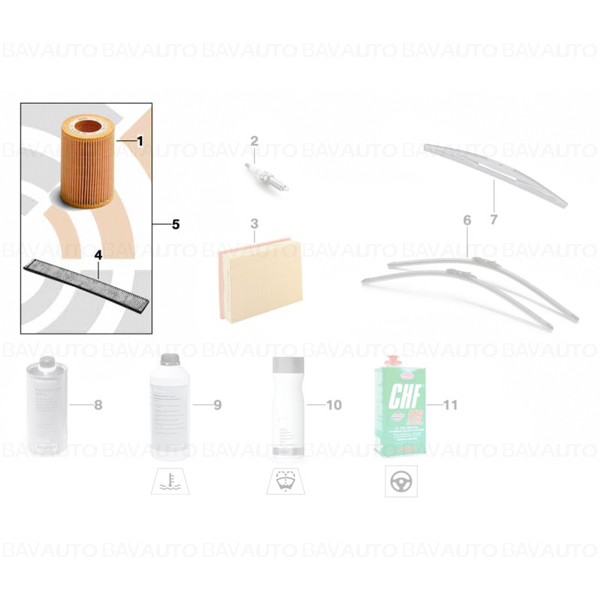 88002288312 - Kit de revizie I Value-Line - BMW Seria 1 E81, E82, E87, E88 - 116i, 118i, 120i, Seria 3 E90, E91, E92, E93 - 316i, 318i, 320i, X1 E84 - 18i | BavAUTO