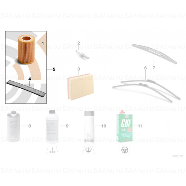88002288318 - Kit de revizie I Value-Line - BMW Seria 1 E81, E82, E87, E88, Seria 3 E90, E91, E92, E93, X1 E84 - 16d, 18d, 18dX, 20d, 20dX 23d, 23dX | BavAUTO