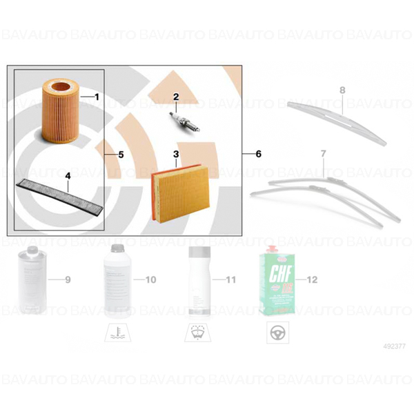 88002336355 - Kit de revizie II Value-Line - BMW Seria 5 E60, E61- 523i, 525i, 525xi, 530i, 530xi, Seria 6 E63, E64 - 630i | BavAUTO