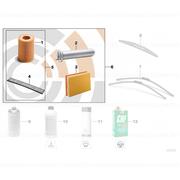 88002349207 - Kit de revizie II Value-Line - BMW Seria 5 E60, E61 - 535d, Seria 6 E63 - 635d | BavAUTO