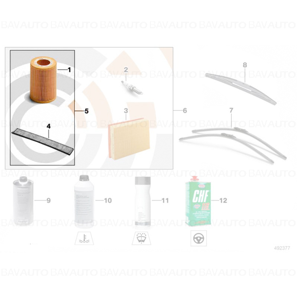 88002449244 - Kit de revizie I Value-Line - BMW Seria 5 F07, F10, F11, Seria 6 F06, F12, F13 - 640iX | BavAUTO
