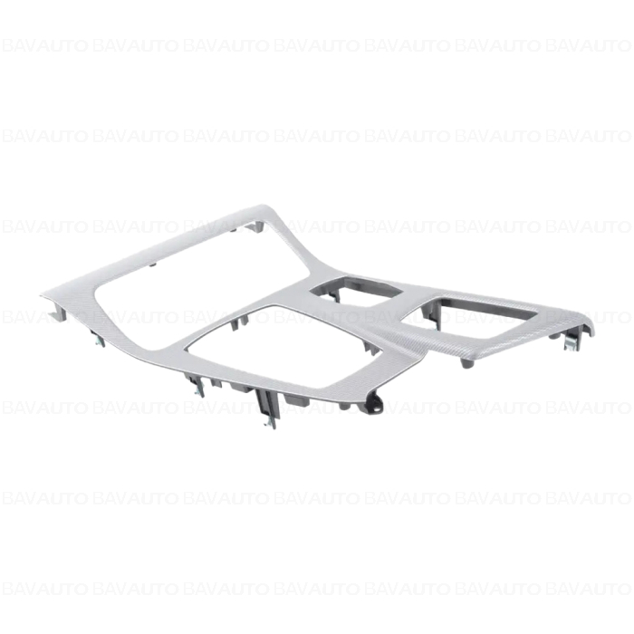 51168050693 - Capac ornamental consola centrala, Aluminiu (design hexagonal) - BMW Seria 5 F10 F11 F18 - Original BMW