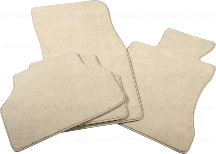 51479117347 - Set covorase fata/spate, Velur, Bej (CreamBeige) - BMW Seria 6 E63 - Original BMW