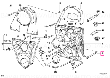 07119905377 - Surub M6X50-ZNNIV SI - CMSP, Seria 3 E30 - de la 01.09.1987 - Original BMW Group - BavAUTO