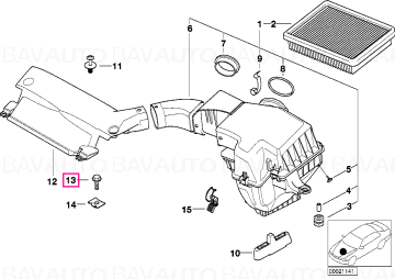 07119905871 - Hex Bolt with washer M6X25-U2 - BMW - Seria 7 E38, Seria 5 E39 - de la 01.09.1995 - Original BMW Group - Bav…