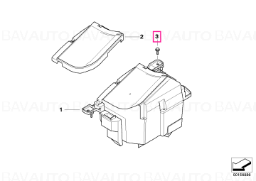07146961201 - Self-locking hex bolt M6 - BMW - X5 E70, X5 E70 LCI - de la 01.06.2006 - Original BMW Group - BavAUTO