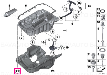 11148570144 - Screw, self tapping M6X14,5 - BMW - X5 E70 LCI, X6 E71 - de la 01.06.2010 - Original BMW Group - BavAUTO