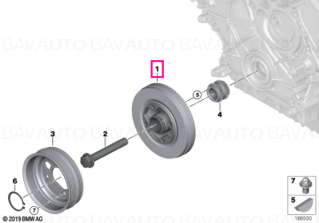 11237570263 - Vibration damper - Original BMW