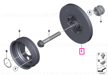 11237582038 - Vibration damper  - Original BMW