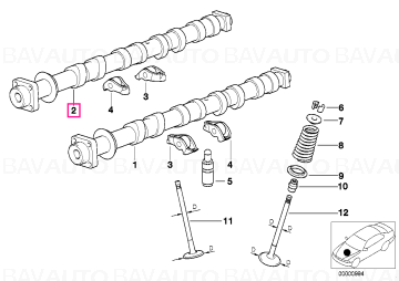 11311247962 - Outlet camshaft  - Original BMW
