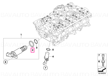 11367548320 - Oring 24X4,5 - BMW - Seria 5 E60 LCI, Seria 5 E61 LCI - de la 01.03.2007 - Original BMW Group - BavAUTO