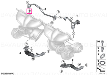 11427558936 - O-Ring 11,2X2MM - BMW - Seria 5 E60 LCI, Seria 5 E61 LCI - de la 01.06.2006 - Original BMW Group - BavAUTO