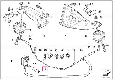 11657796857 - Furtun - Original BMW