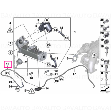 11658595650 - Furtun vacuum BMW rosu (D=3,5mm) - Original BMW