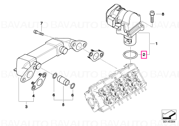 11717794785 - Inel O 38X2MM - BMW - Seria 5 E60 LCI, Seria 5 E61 LCI - de la 01.03.2005 - Original BMW Group - BavAUTO
