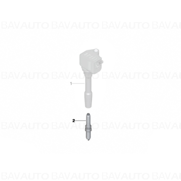 12120047375 - Bujie incandescenta High Power - BMW Seria 1 F20, F21; Seria 2 F22, F23, F46; Seria 3 F30, F31;  Seria 4 F32, F33, F36 X1 F48; MINI F54, F55, F56 | Original BMW
