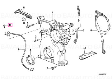 13627545338 - Fillister M6X16ZNNIV SI - BMW - Seria 8 E31, Seria 5 E34 - de la 01.01.1989 - Original BMW Group - BavAUTO