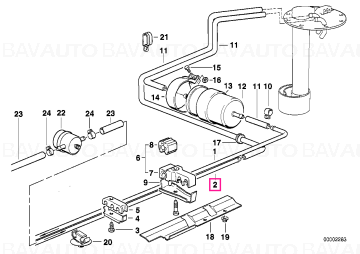 16121179609 - Return pipe - Original BMW