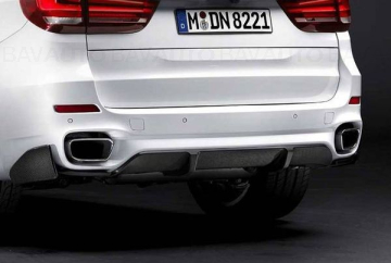 18302349668 - Set ornamente toba Chrome BMW M Performance pentru X5 F15