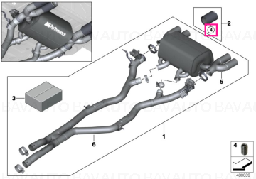 18302413820 - Surub "BMW M Performance" - BMW F80, F80N, F82, F82N, F83, F83N, F87, F87N, G80, G81, G82, G83 - Original BMW M Performance
