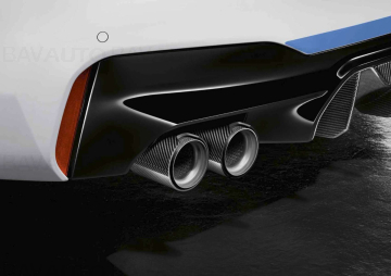18302456072 - Ornament toba din Carbon "BMW M Performance" - BMW F87N - Original BMW
