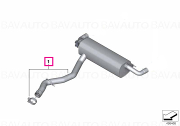 18302464498 - Sistem evacuare finala "BMW M Performance" - BMW G20, G20 LCI - 330i, 330iX - Original BMW M Performance