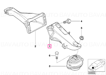 22111096999 - Spprtg brckt - Original BMW