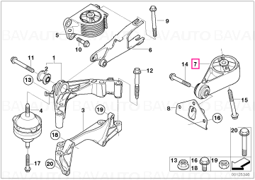 22116756406 - Tampon motor - Original BMW