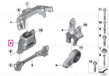 22116778645 - Engine mount  - Original BMW