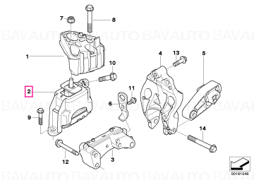 22116779805 - Engine mount  - Original BMW