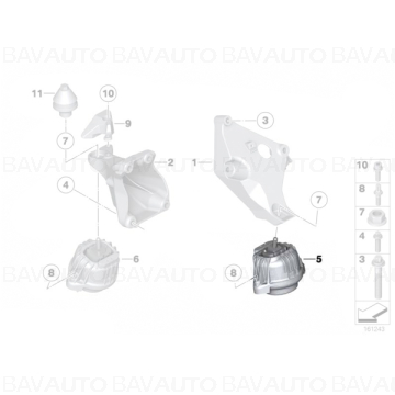 22116856405 - RUBBER MOUNT