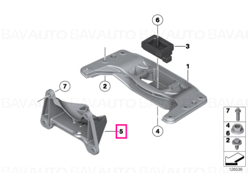 22326781229 - Gearbox supporting bracket - Original BMW