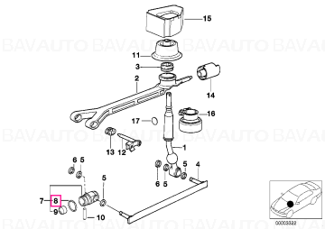 25111222451 - Inel de blocare - BMW - Seria 5 E34, Seria 3 E36 - de la 01.01.1989 - Original BMW Group - BavAUTO