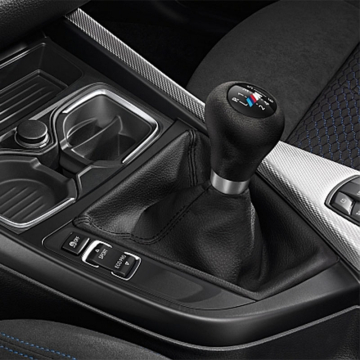 25112284555 - Maneta schimbator de viteze BMW M - BMW Seria 3 F30 F31 F34GT; BMW Seria 4 F32 F33 - 6 viteze / Short Shifter / Burduf inclus - Original BMW