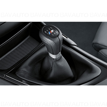 25118037308 - Maneta schimbator de viteze M cu burduf BMW Seria 3 E90 E91 E92 E93 - 6 viteze - Original BMW