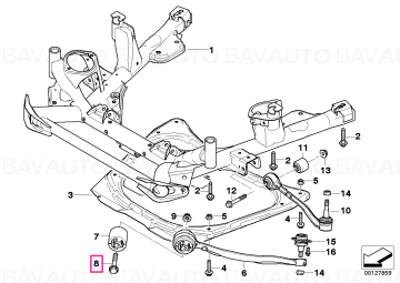 31106769434 - Surub M14X1,5X103 - BMW - X5 E53, X5 E70 - de la 01.09.1999 - Original BMW Group - BavAUTO