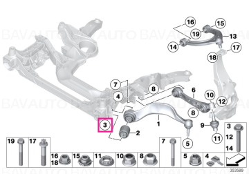31106786310 - Șurub hexagonal cu șaibă M14X1,5X119 - BMW - Seria 7 F01, Seria 7 F01 LCI - de la 01.09.2009 - Original BMW …