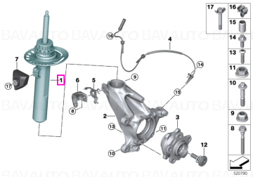 31305A2FD97 - Piesa de schimb - BMW - Original BMW Group - BavAUTO