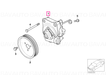 32412229679 - Pompa servodirectie schimb ZF - BMW - Seria 3 E46, Z3 - de la 01.07.2000 - Original BMW Group - BavAUTO