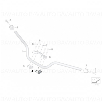32718357485 - Inaltator ghidon BMW F 750 GS - stanga