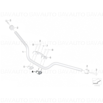 32718357485 - Inaltator ghidon BMW F 750 GS - stanga