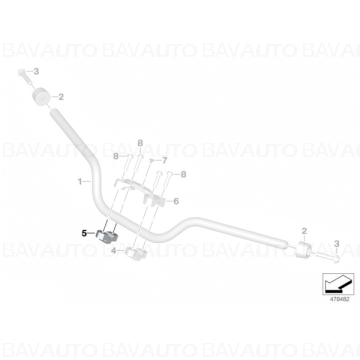 32718569750 - Inaltator ghidon BMW F 750 GS - dreapta