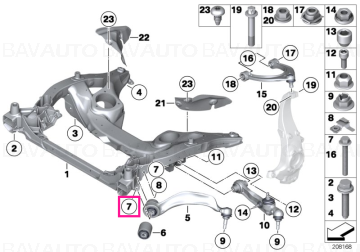 33316767586 - Șurub ASA cu șaibă M14X127-10.9 - BMW - Seria 7 F01, Seria 7 F01 LCI - de la 01.09.2008 - Original BMW Group…