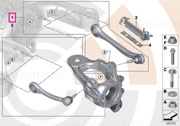 33322413627 - Repair kit, wishbone, left VALUE LINE - Original BMW