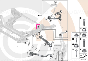 33322475210 - Wishbone repair kit bottom right VALUE LINE - Original BMW