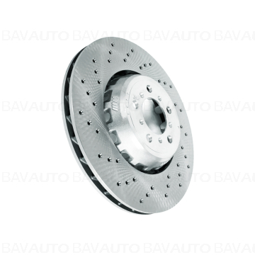 34107889661 - Disc frana ventilat, perforat, M Performance, punte fata, stanga, Ø380mm - BMW Seria 2 G87M2, Seria 3 G80M3 …