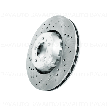 34107889662 - Disc frana ventilat, perforat, M Performance, punte fata, dreapta, Ø380mm - BMW Seria 2 G87M2, Seria 3 G80M3…
