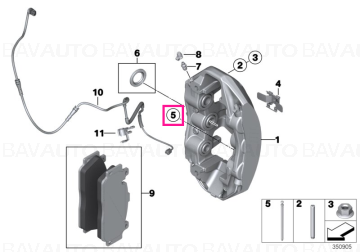 34117845749 - Guide pin - BMW - X5 E70, X6 E71 - de la 01.07.2009 - Original BMW Group - BavAUTO