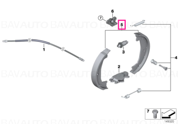 34416761291 - Set saboti frana sta - Original BMW